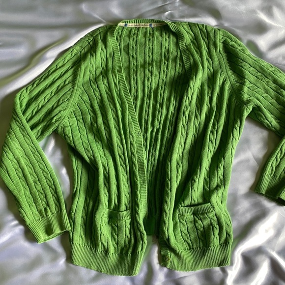 Green Cardigan - Picture 1 of 2